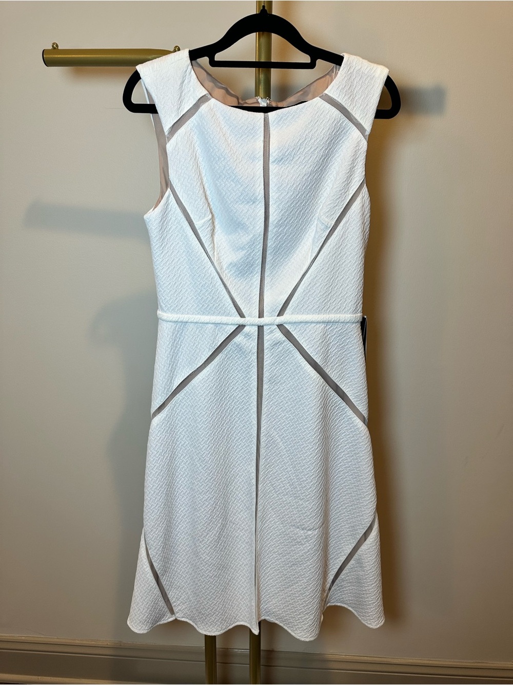 NWT Adrianna Papell Sleeveless Fit-and-Flare Dress Bloomingdale’s - SKU 1199 - Picture 2 of 8